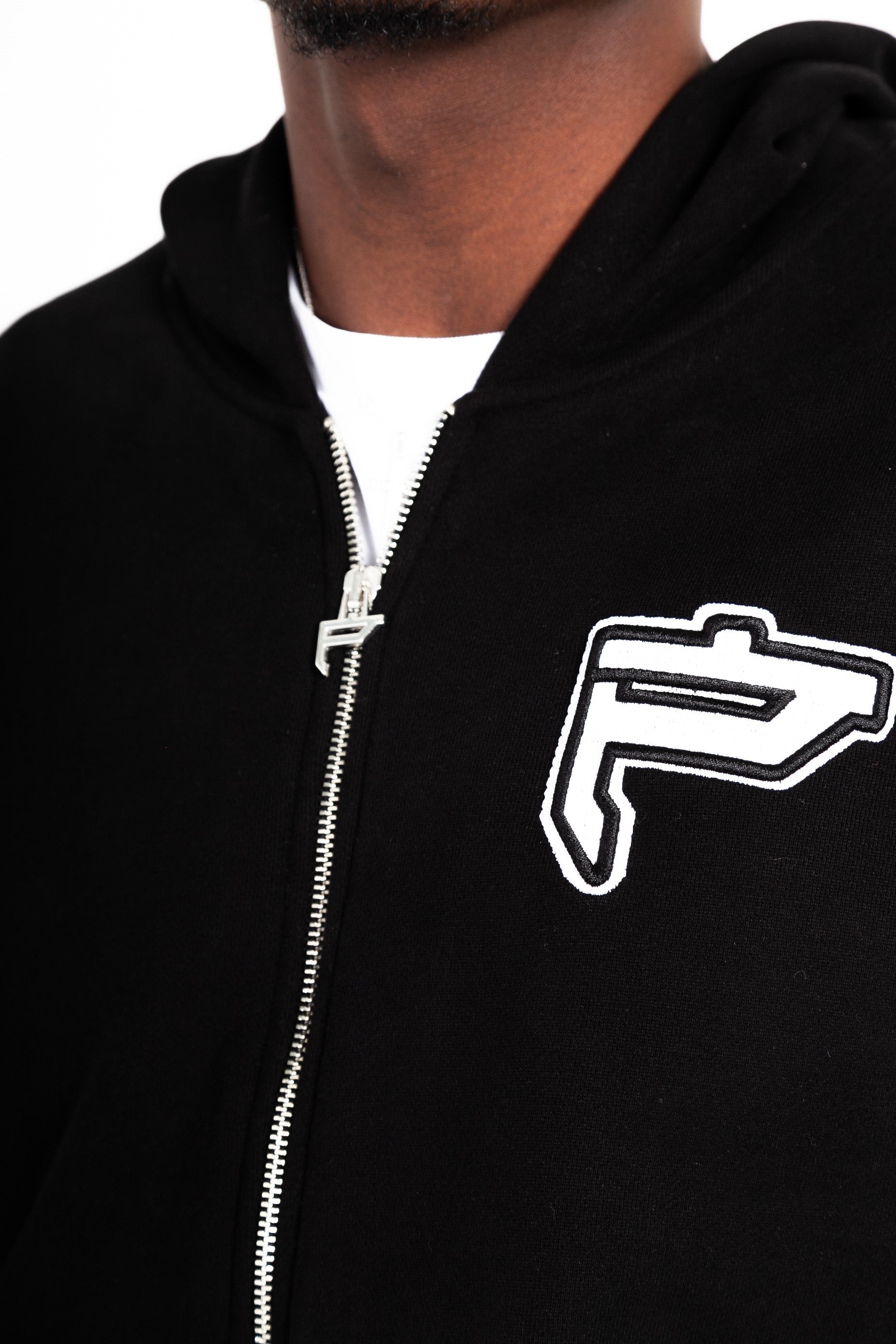 Signature Black Zip Hood