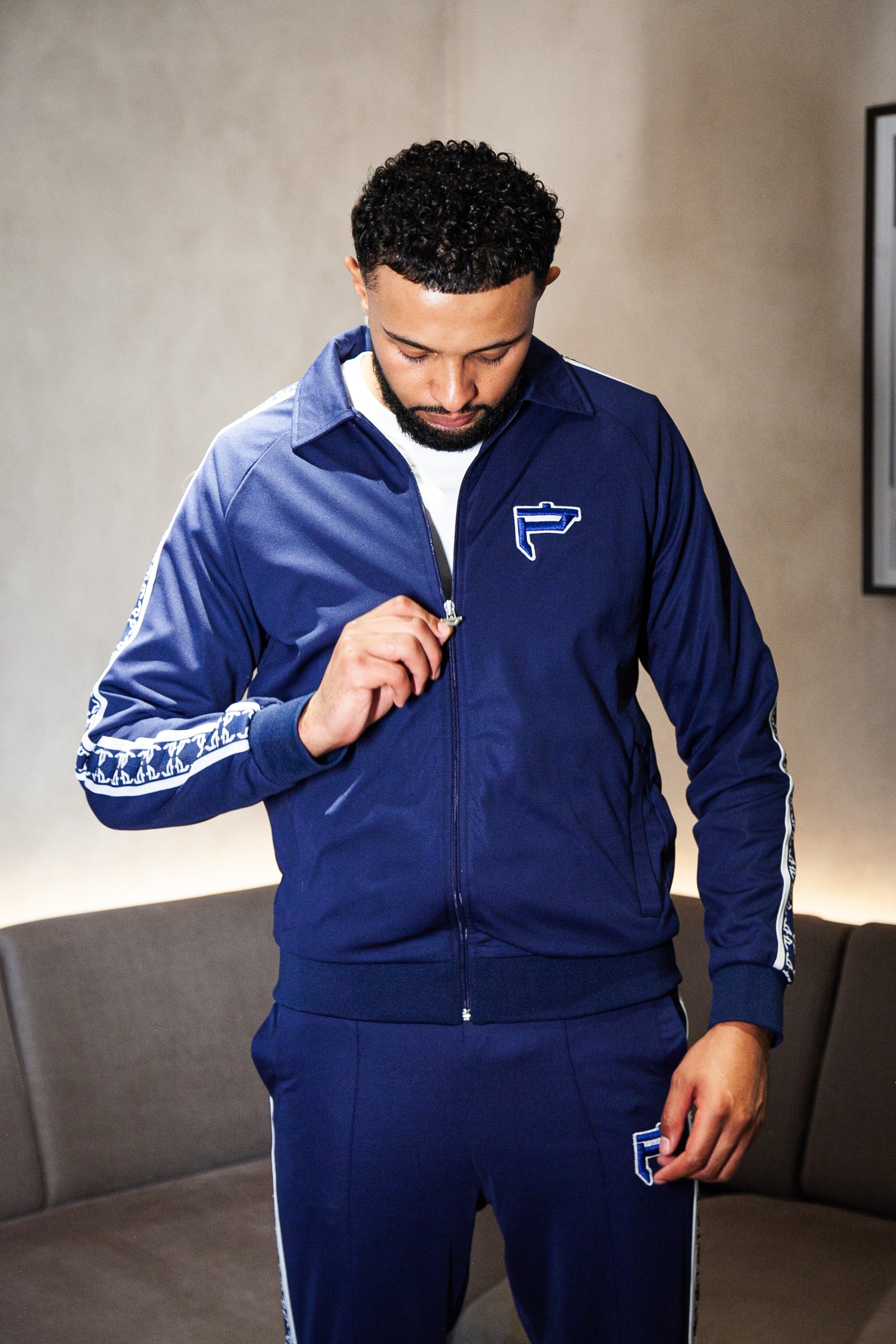 Navy Track Jacket